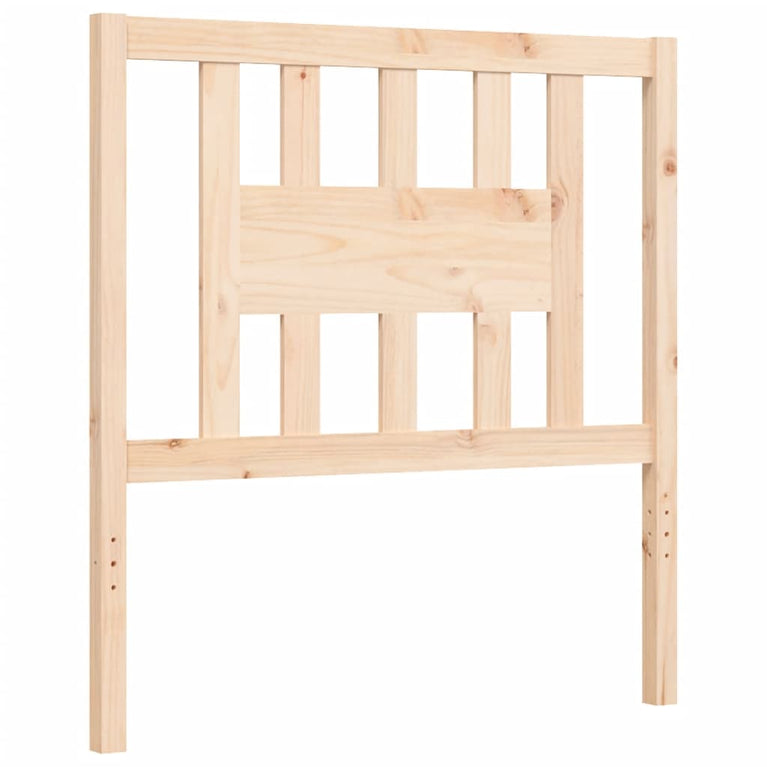 Bedframe met hoofdbord massief hout 2FT6 Small Single
