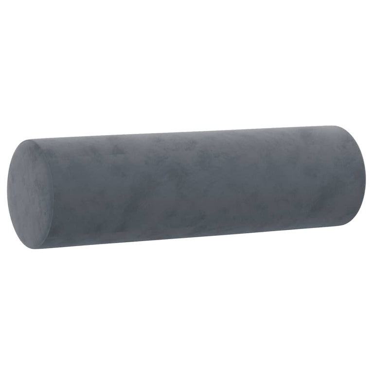 2-delige Loungeset met kussens fluweel donkergrijs