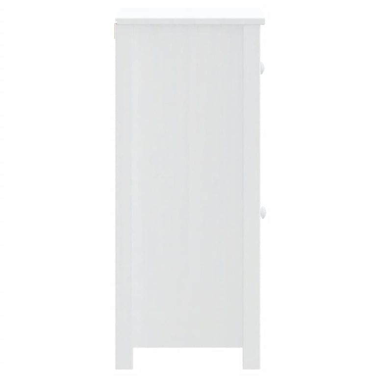 Badkamerkast BERG 40x34x80 cm massief grenenhout wit MeubelReus