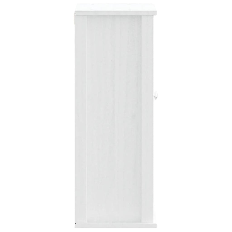 Badkamerkast BERG 40x27x71,5 cm massief grenenhout wit MeubelReus