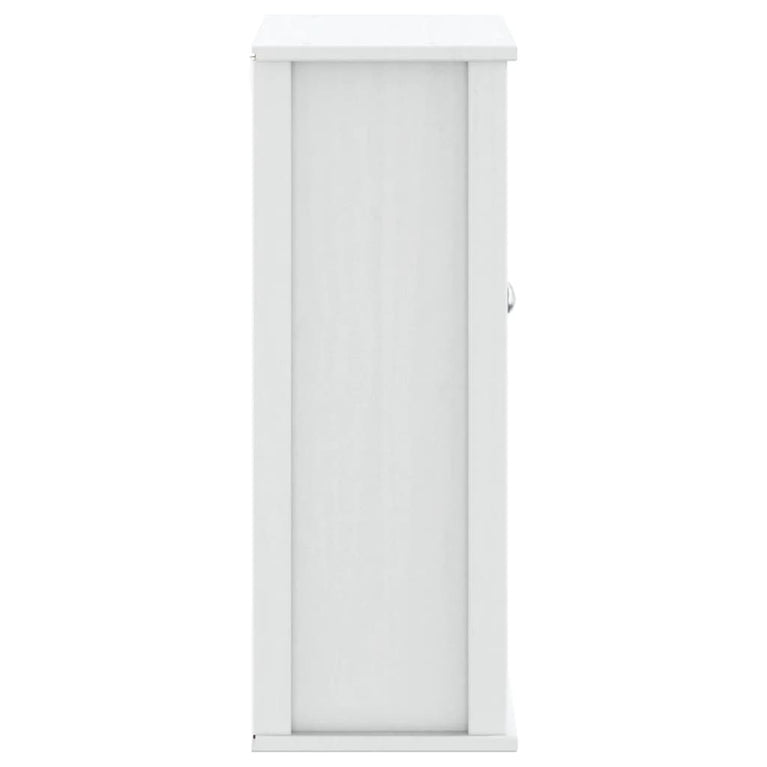 Badkamerkast BERG 69,5x27x71,5 cm massief grenenhout wit MeubelReus
