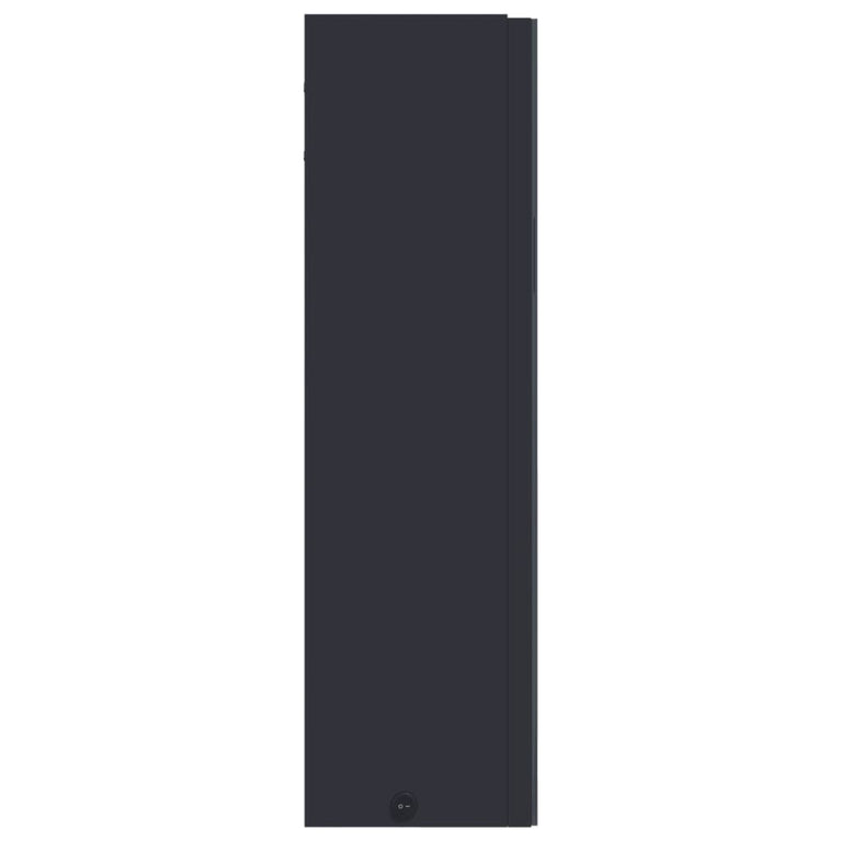 Badkamerkast met spiegel en LED 60x13x52 cm grijs MeubelReus