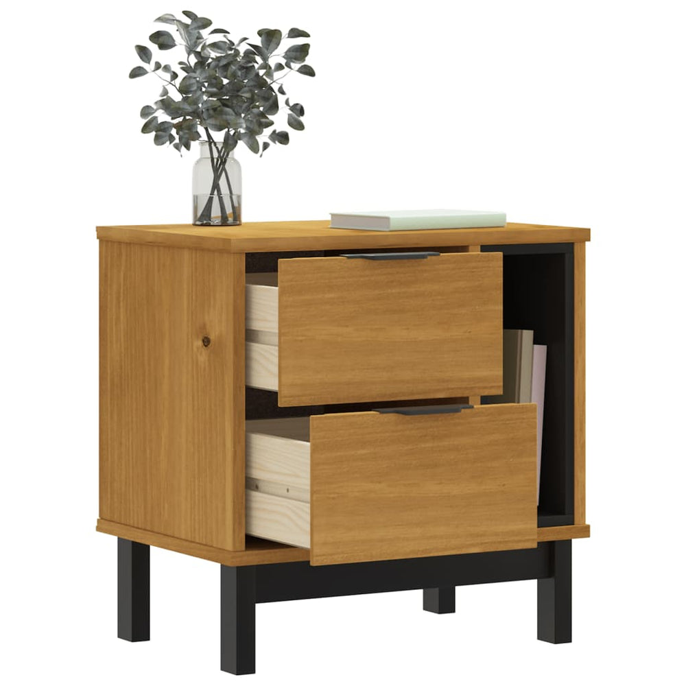 Nachtkastje FLAM 49x35x50 cm massief grenenhout MeubelReus