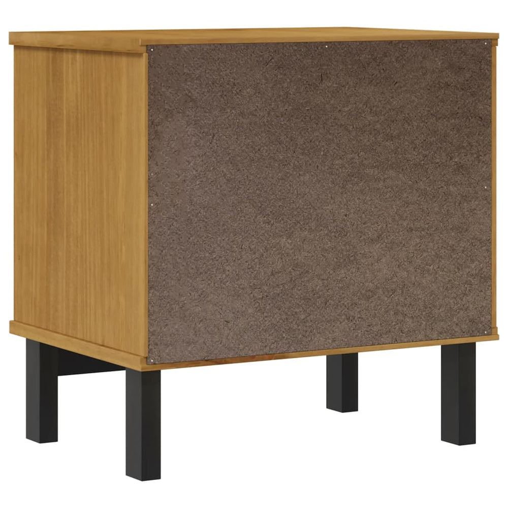 Nachtkastje FLAM 49x35x50 cm massief grenenhout MeubelReus
