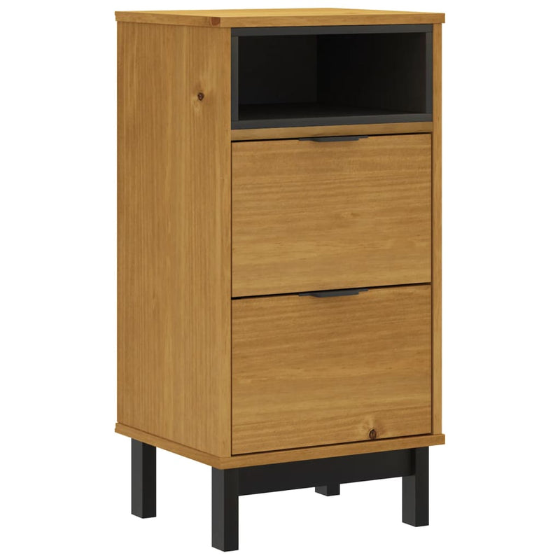 Nachtkastje FLAM 40x35x80 cm massief grenenhout MeubelReus