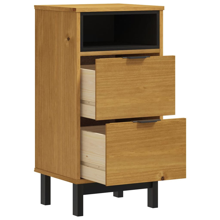 Nachtkastje FLAM 40x35x80 cm massief grenenhout MeubelReus