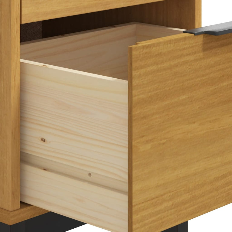 Nachtkastje FLAM 40x35x80 cm massief grenenhout MeubelReus