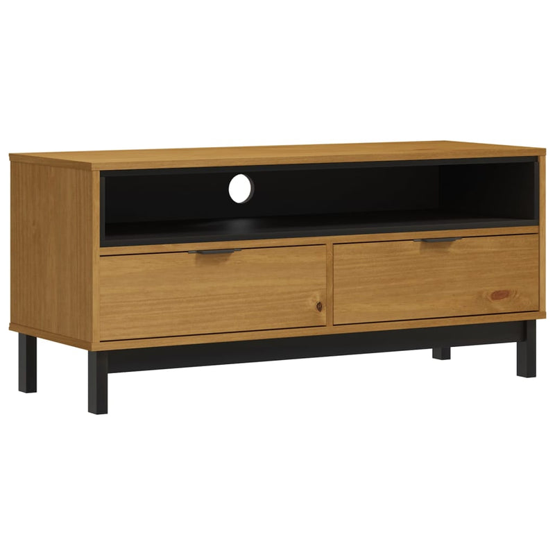 TV-meubel FLAM 110x40x50 cm massief grenenhout MeubelReus
