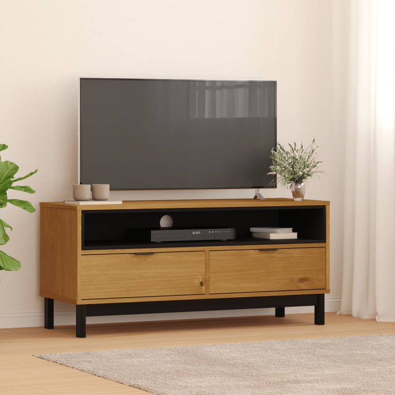TV-meubel FLAM 110x40x50 cm massief grenenhout MeubelReus