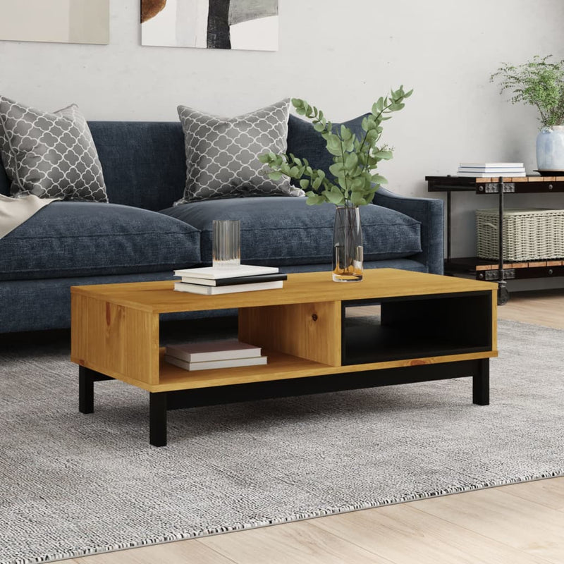 Salontafel FLAM 100x50x32,5 cm massief grenenhout MeubelReus