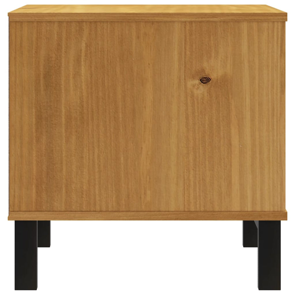 Bijzettafel FLAM 50x50x50 cm massief grenenhout MeubelReus
