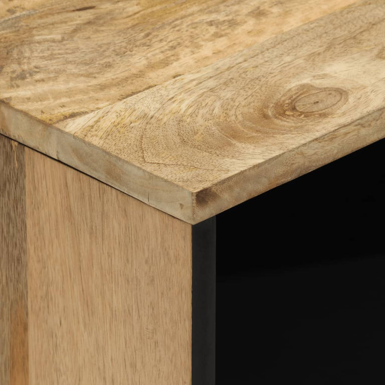 Nachtkastje 50x33x60 cm massief mangohout