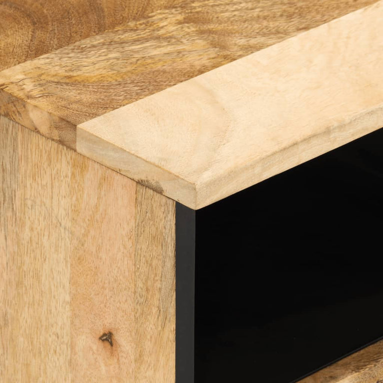 Tv-meubel 100x33x46 cm massief mangohout