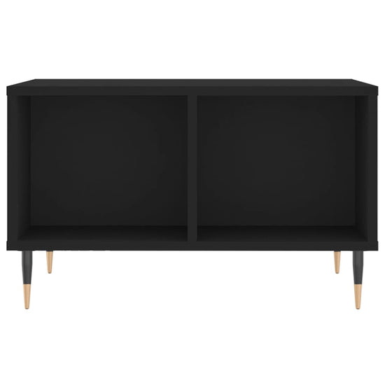 Salontafel 60x50x36,5 cm bewerkt hout zwart MeubelReus