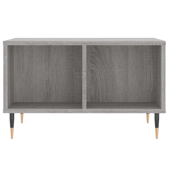 Salontafel 60x50x36,5 cm bewerkt hout grijs MeubelReus