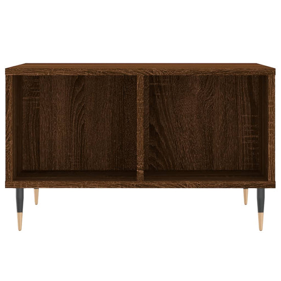 Salontafel 60x50x36,5 cm bewerkt hout bruin eikenkleur MeubelReus