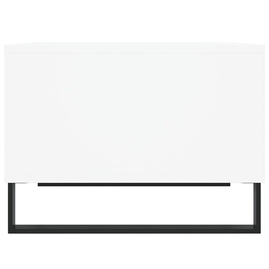 Salontafel 60x50x36,5 cm bewerkt hout wit MeubelReus