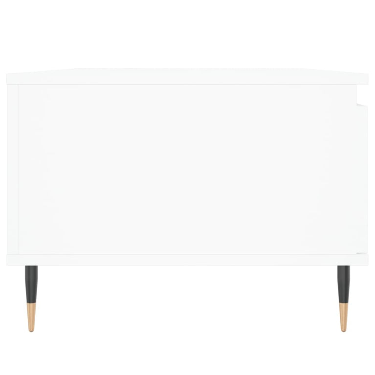 Salontafel 90x50x36,5 cm bewerkt hout wit MeubelReus