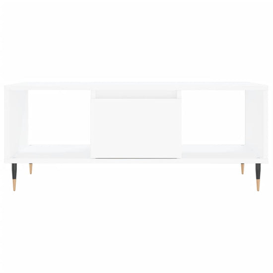 Salontafel 90x50x36,5 cm bewerkt hout wit MeubelReus