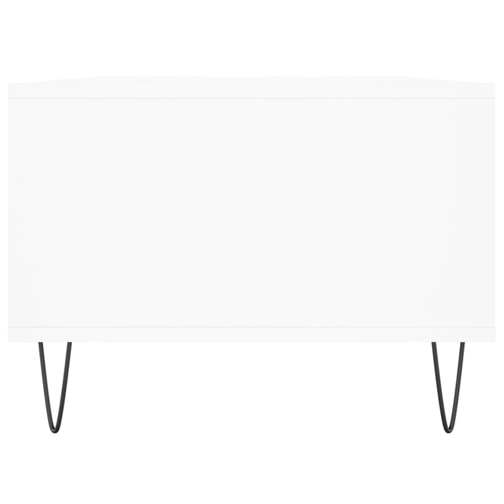 Salontafel 90x50x36,5 cm bewerkt hout wit MeubelReus