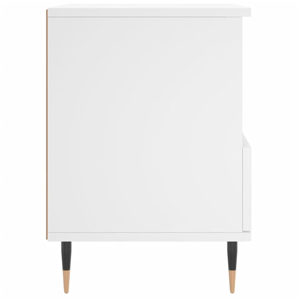 Nachtkastjes 2 st 40x35x50 cm bewerkt hout wit MeubelReus