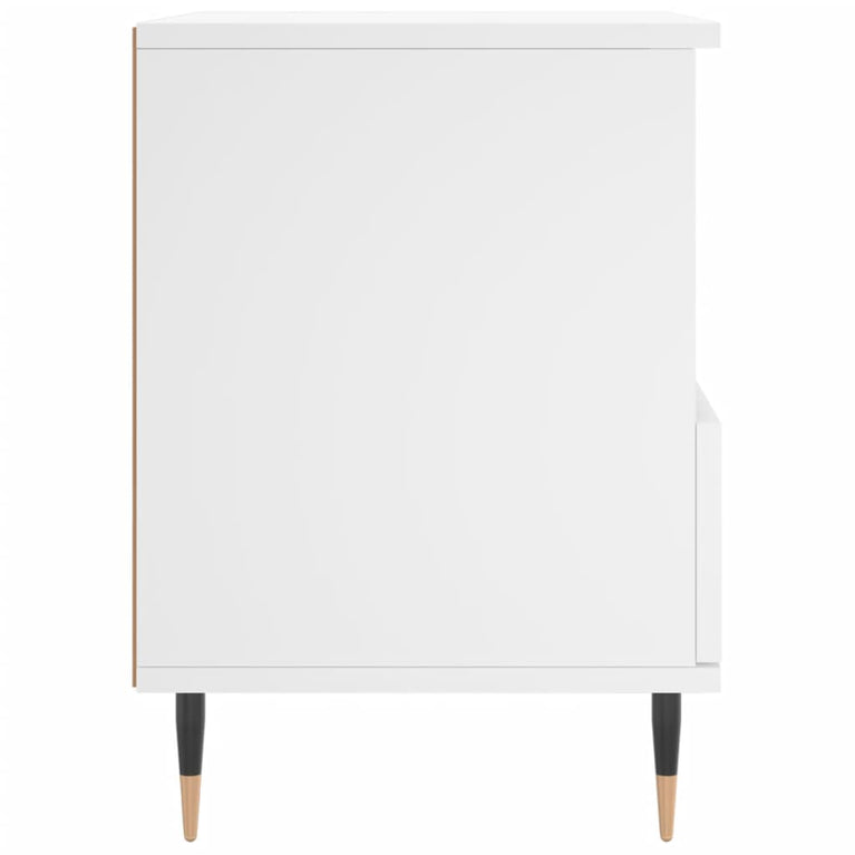 Nachtkastjes 2 st 40x35x50 cm bewerkt hout wit MeubelReus