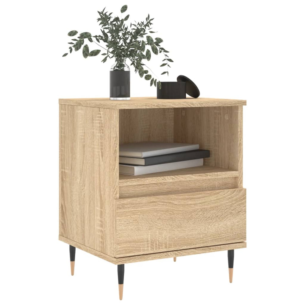 Nachtkastjes 2 st 40x35x50 cm sonoma eikenkleurig MeubelReus