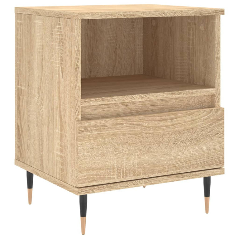 Nachtkastjes 2 st 40x35x50 cm sonoma eikenkleurig MeubelReus