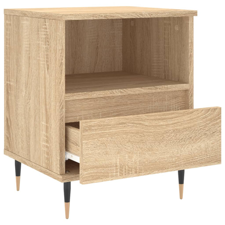 Nachtkastjes 2 st 40x35x50 cm sonoma eikenkleurig MeubelReus