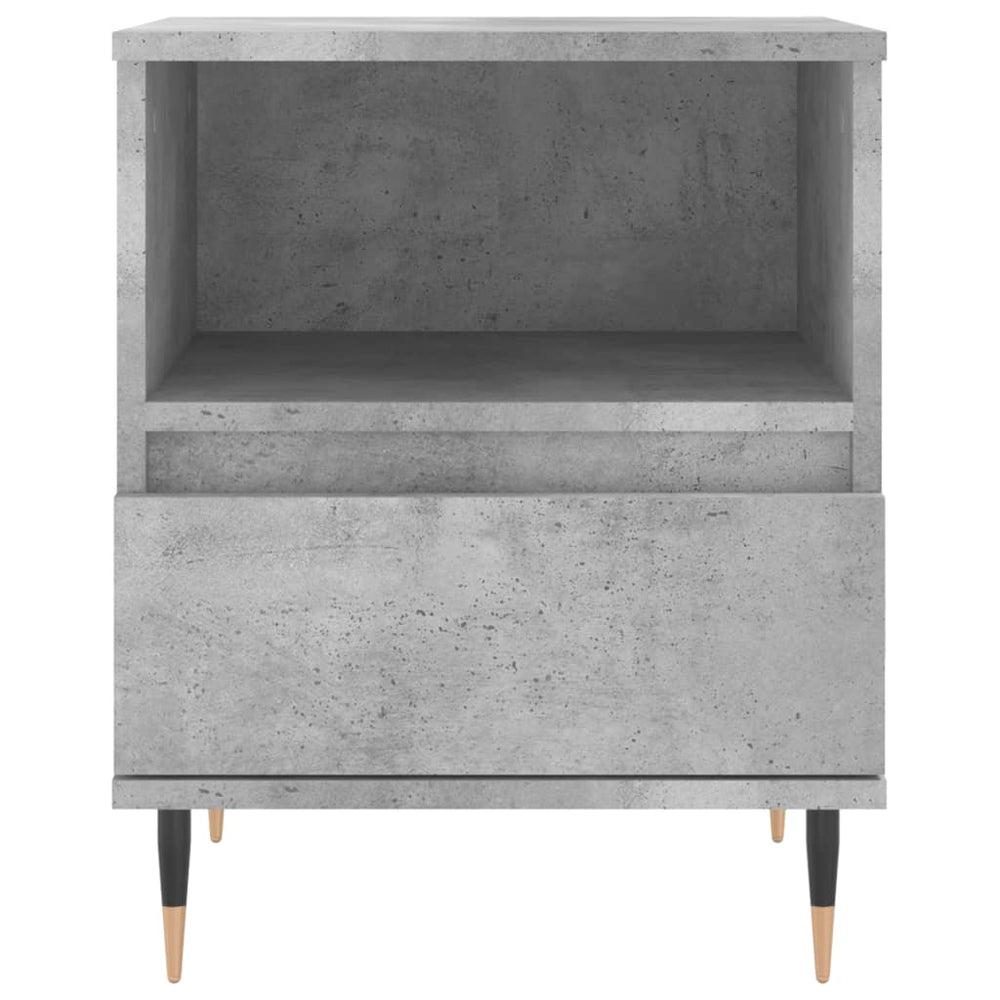 Nachtkastjes 2 st 40x35x50 cm bewerkt hout betongrijs MeubelReus