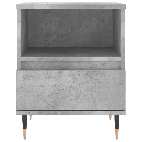 Nachtkastjes 2 st 40x35x50 cm bewerkt hout betongrijs MeubelReus