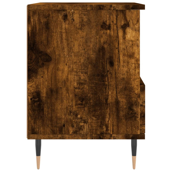 Nachtkastjes 2 st 40x35x50 cm bewerkt hout gerookt eikenkleurig MeubelReus