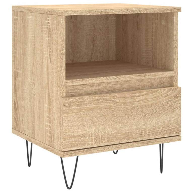 Nachtkastjes 2 st 40x35x50 cm sonoma eikenkleurig MeubelReus