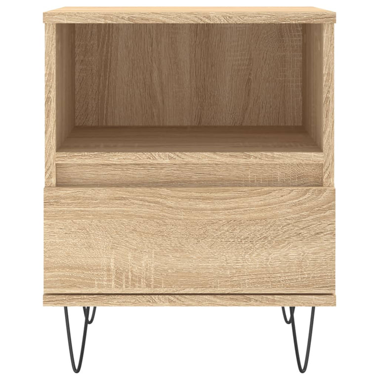 Nachtkastjes 2 st 40x35x50 cm sonoma eikenkleurig MeubelReus