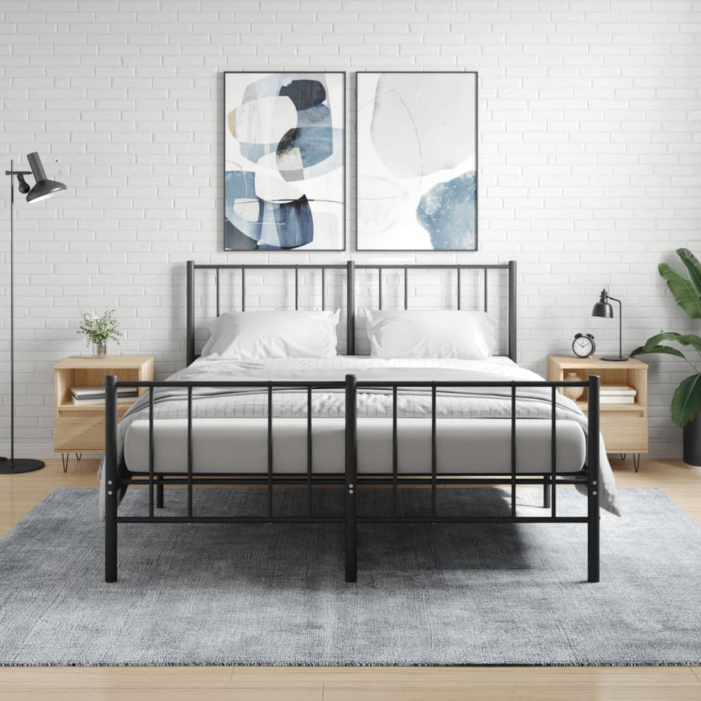 Nachtkastjes 2 st 40x35x50 cm sonoma eikenkleurig MeubelReus