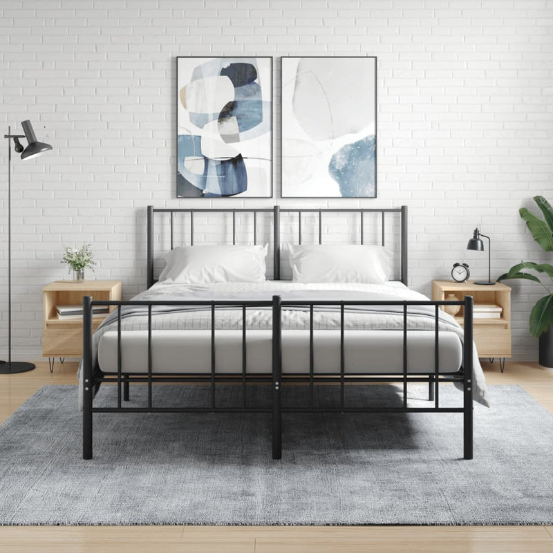 Nachtkastjes 2 st 40x35x50 cm sonoma eikenkleurig MeubelReus