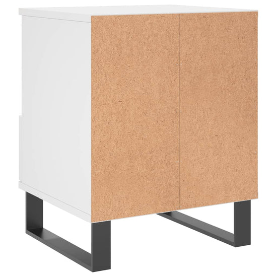 Nachtkastjes 2 st 40x35x50 cm bewerkt hout wit MeubelReus