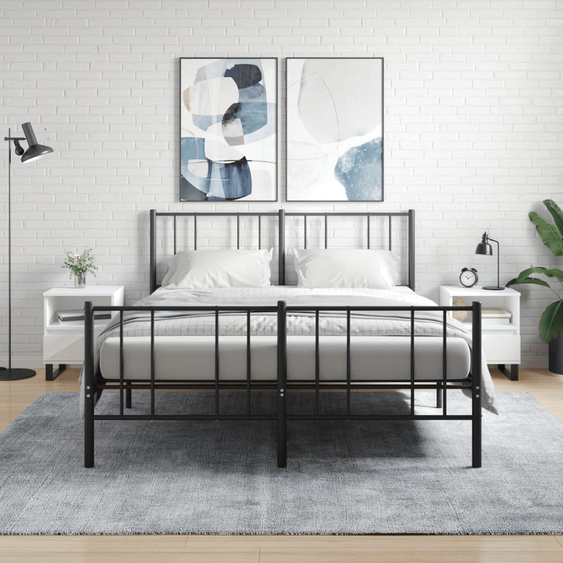 Nachtkastjes 2 st 40x35x50 cm bewerkt hout wit MeubelReus