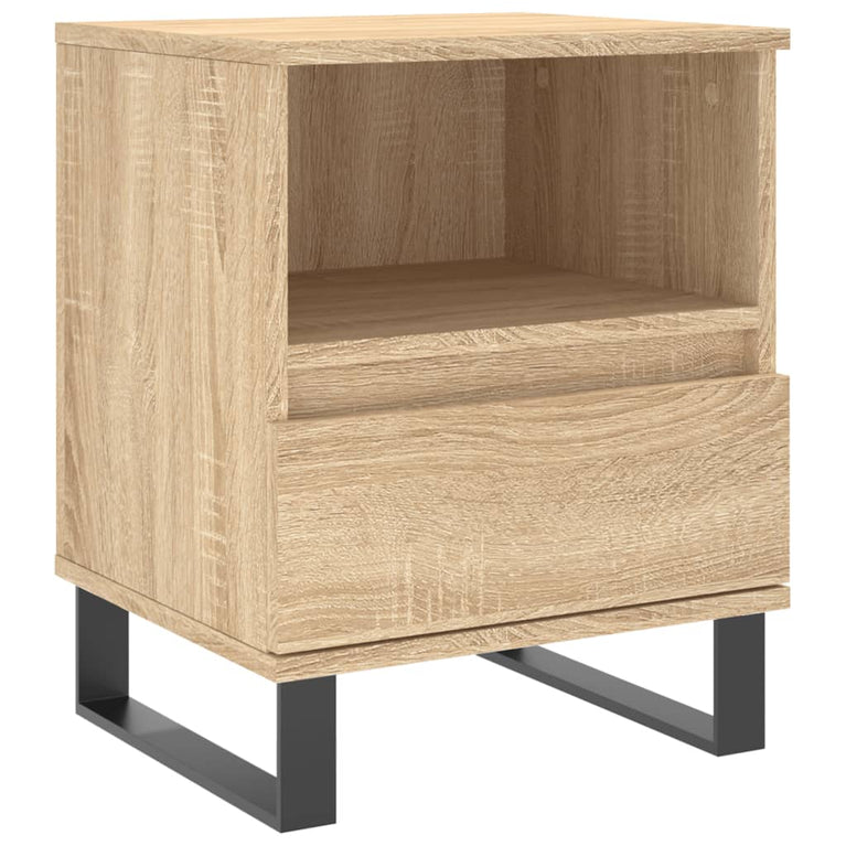 Nachtkastjes 2 st 40x35x50 cm sonoma eikenkleurig MeubelReus