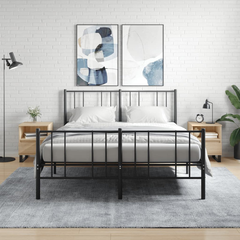 Nachtkastjes 2 st 40x35x50 cm sonoma eikenkleurig MeubelReus
