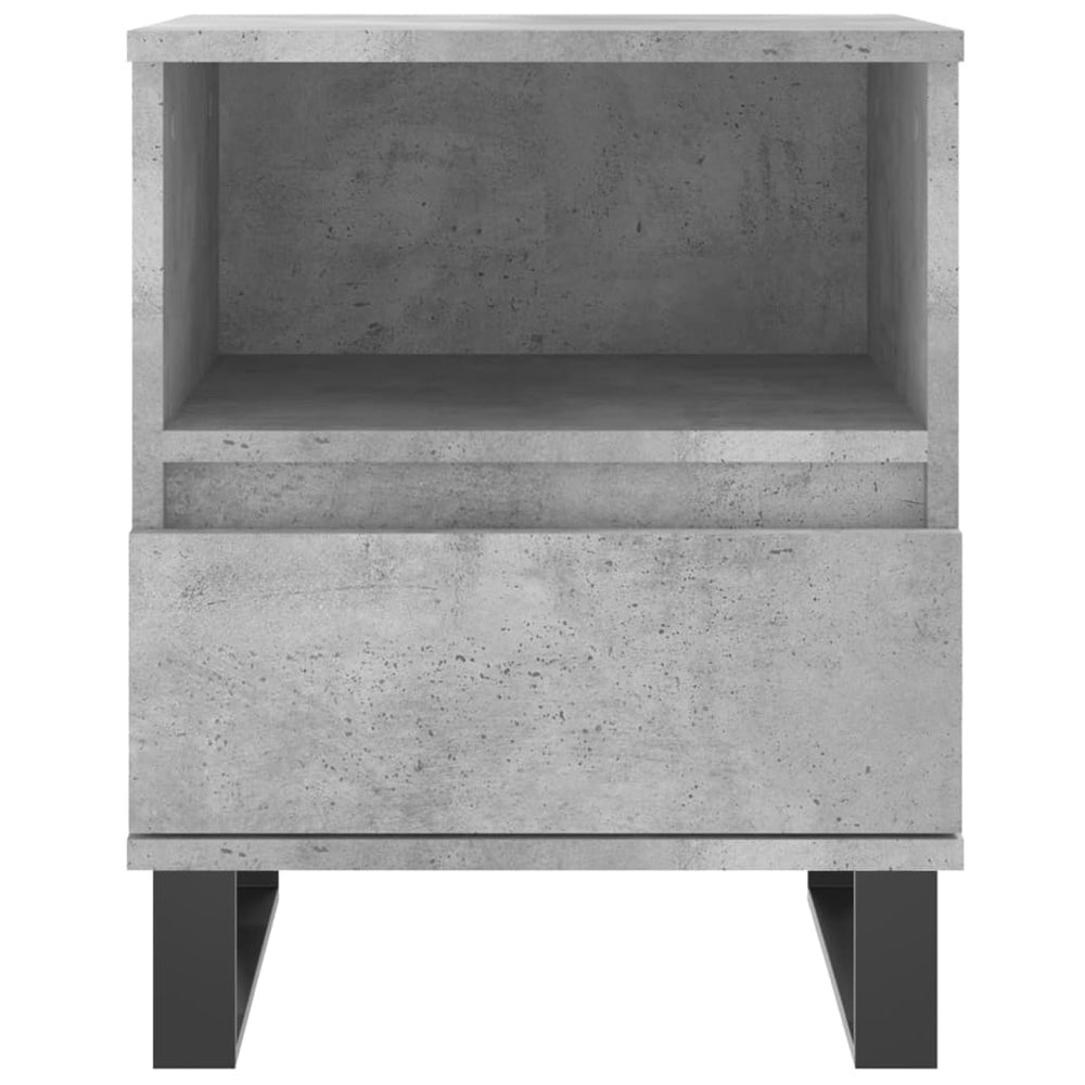 Nachtkastjes 2 st 40x35x50 cm bewerkt hout betongrijs MeubelReus