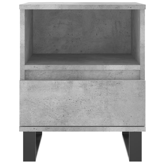 Nachtkastjes 2 st 40x35x50 cm bewerkt hout betongrijs MeubelReus