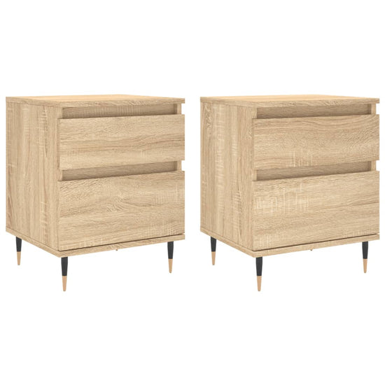 Nachtkastjes 2 st 40x35x50 cm sonoma eikenkleurig MeubelReus