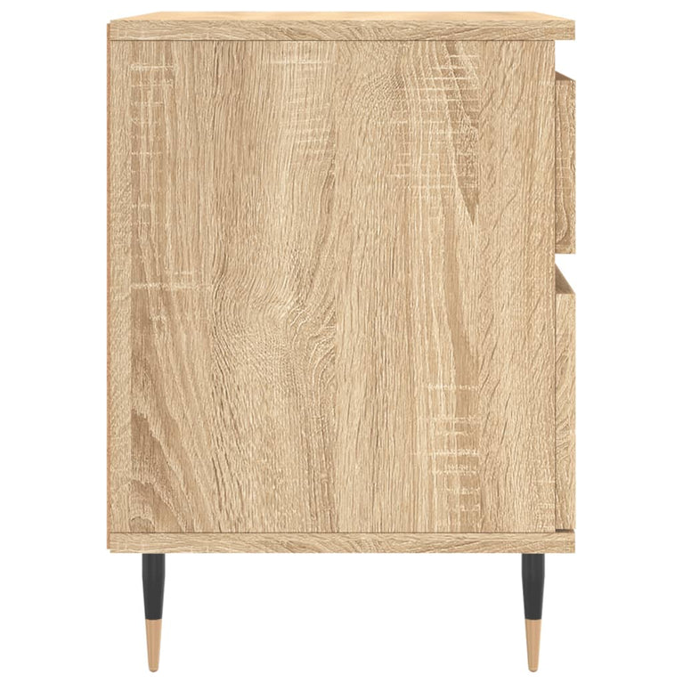 Nachtkastjes 2 st 40x35x50 cm sonoma eikenkleurig MeubelReus