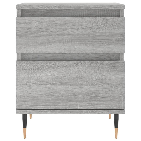 Nachtkastjes 2 st 40x35x50 cm bewerkt hout grijs sonoma eiken MeubelReus
