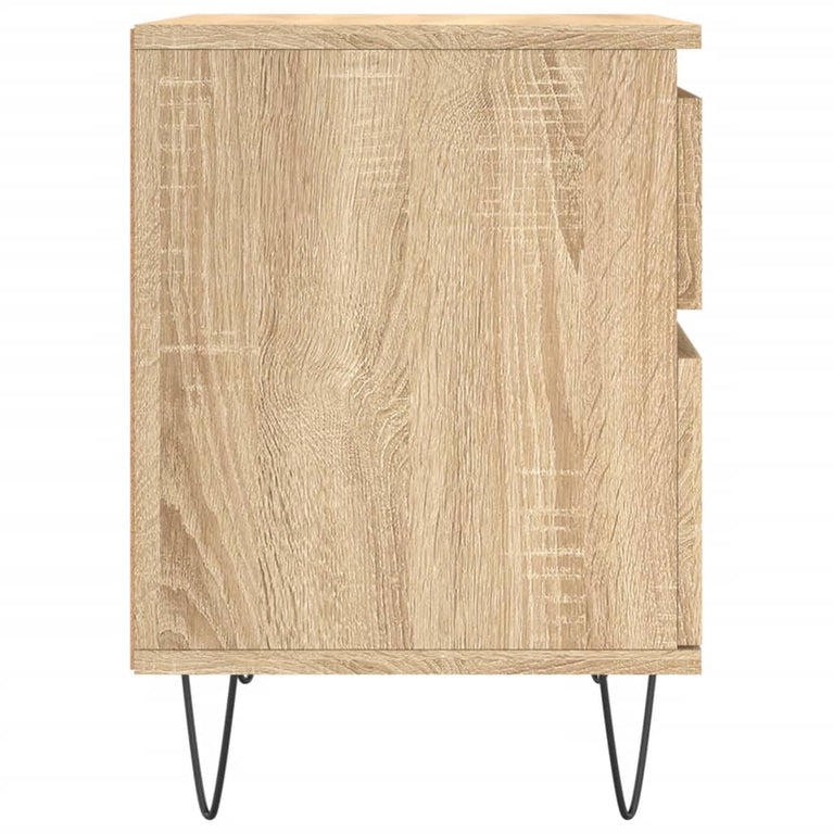 Nachtkastjes 2 st 40x35x50 cm sonoma eikenkleurig MeubelReus