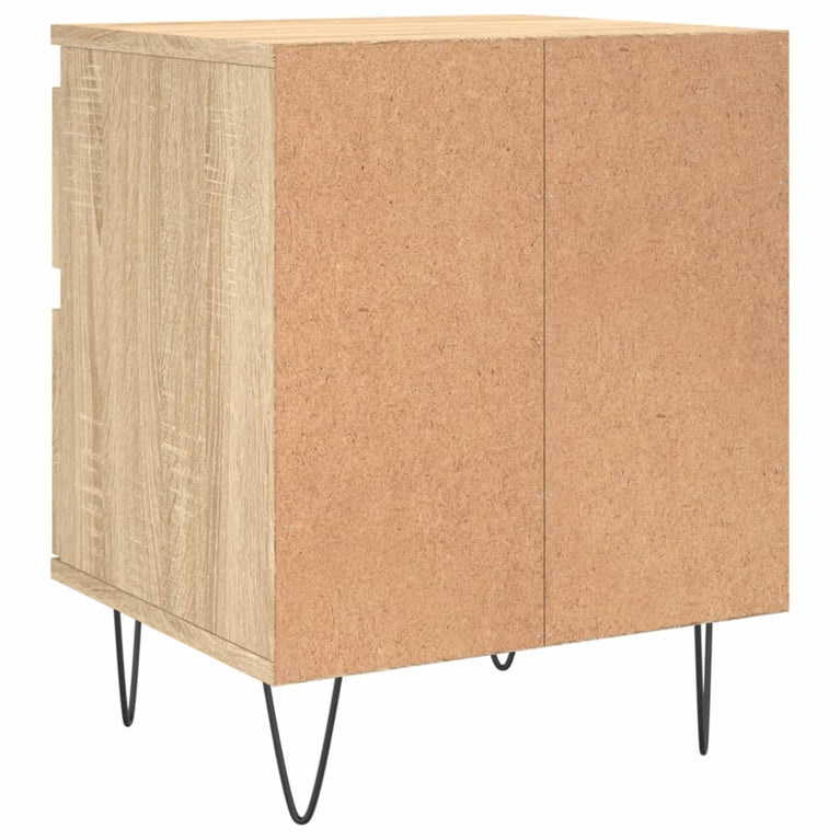 Nachtkastjes 2 st 40x35x50 cm sonoma eikenkleurig MeubelReus