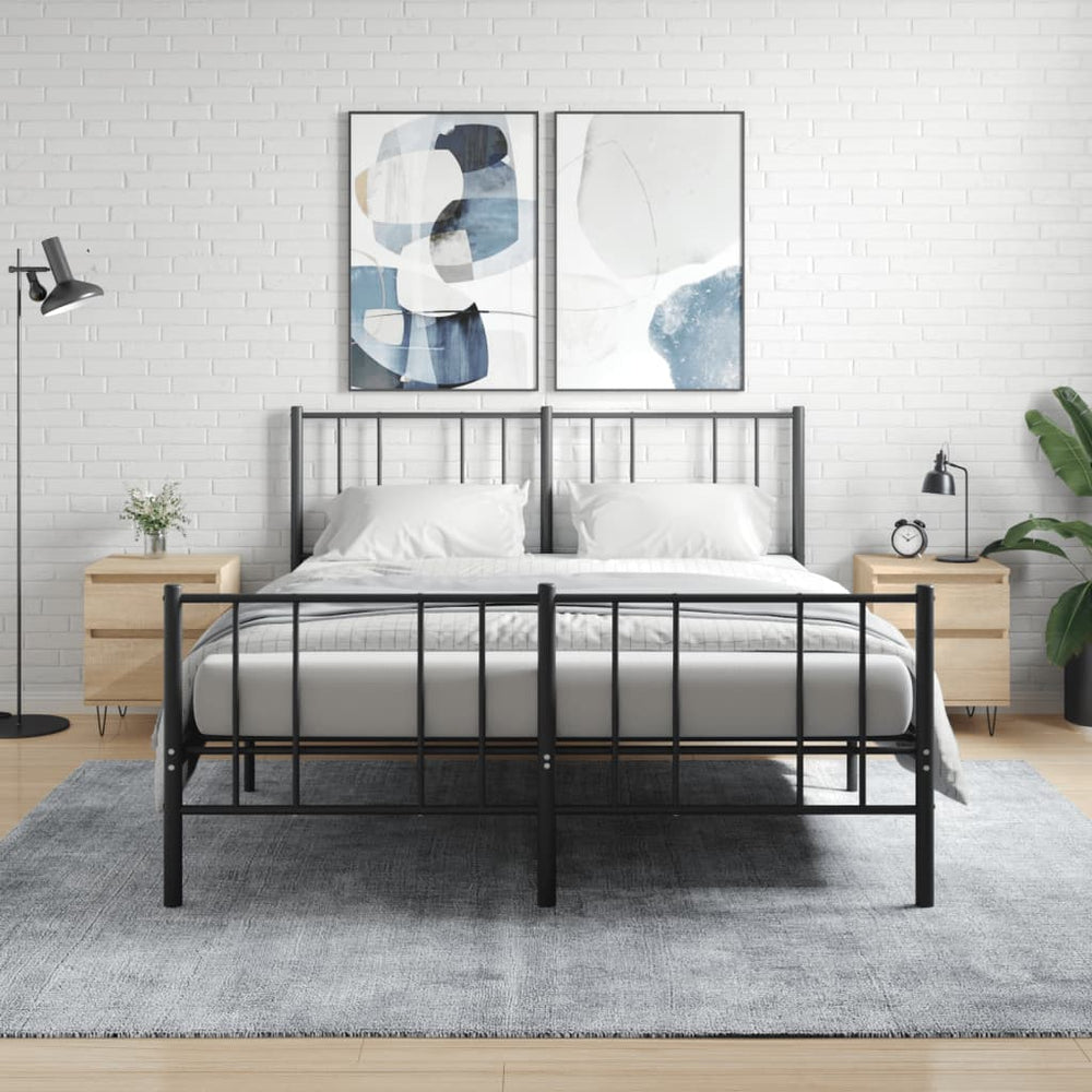 Nachtkastjes 2 st 40x35x50 cm sonoma eikenkleurig MeubelReus