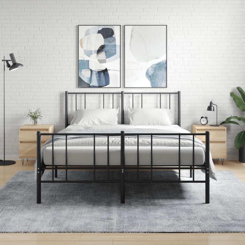 Nachtkastjes 2 st 40x35x50 cm sonoma eikenkleurig MeubelReus