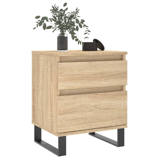 Nachtkastjes 2 st 40x35x50 cm sonoma eikenkleurig MeubelReus